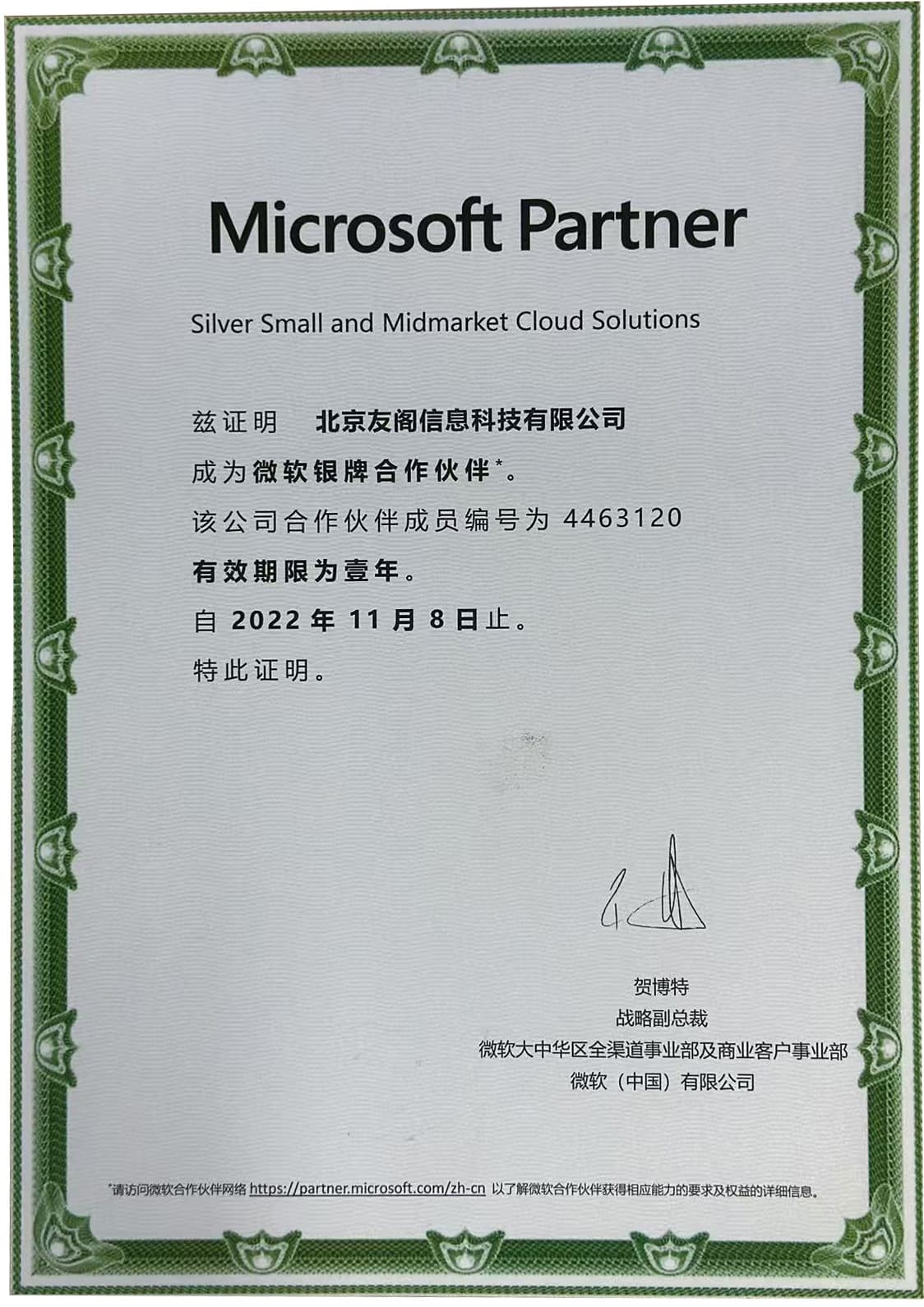 Microsoft Partner